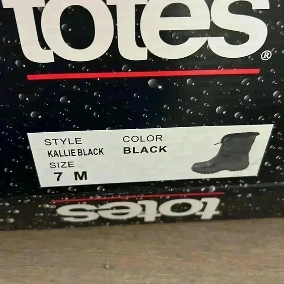 Totes boots KALLIE black patent leather - Picture 7 of 7